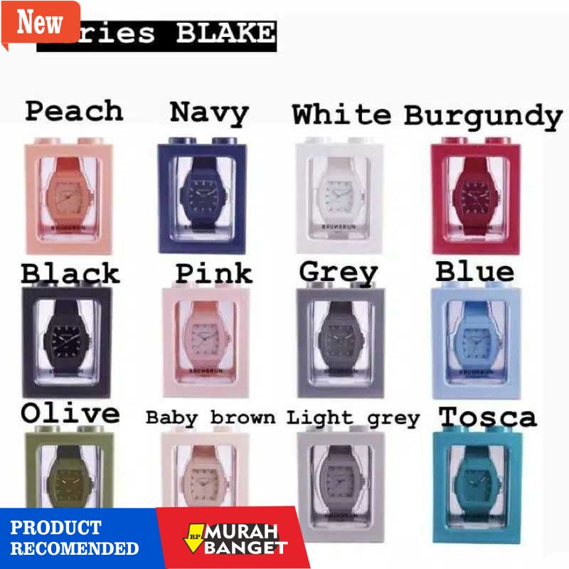 Jam tangan couple terbaik- JAM TANGAN BLAKE TOSCA,PUTIH,HITAM,NAVY,BABY BROWN By  BRUNBRUN PARIS