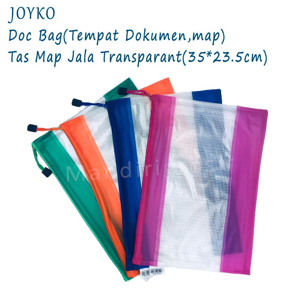 Doc Bag * Joyko * Tas Map Jala * Transparan * DCB-34A4