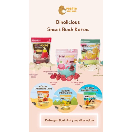 Dinolicious Freeze Dried Fruit - Snack Buah Korea 1Y