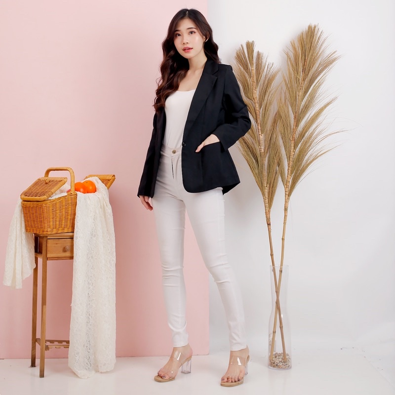 Blazer Kerja Wanita Blanik Premium / Blazer Kantoran formal