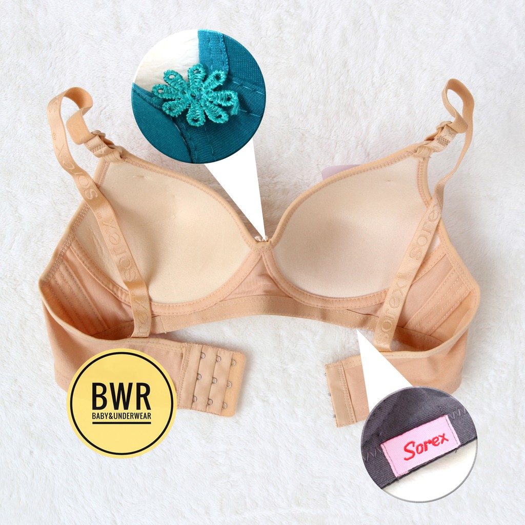 BH Sorex 17228 | Bra Wanita Kait 3 Cup Besar Soft &amp; Comfort / 17228