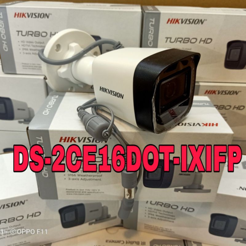 CAMERA CCTV HIKVISION HYBRID 1080P ANALOG HD TVI CVI MURAH DS-2CE16DOT-IRF