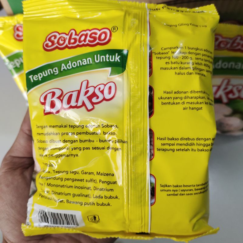 (1 Dus) Sobaso Tepung Bakso Adonan Lengkap 250g