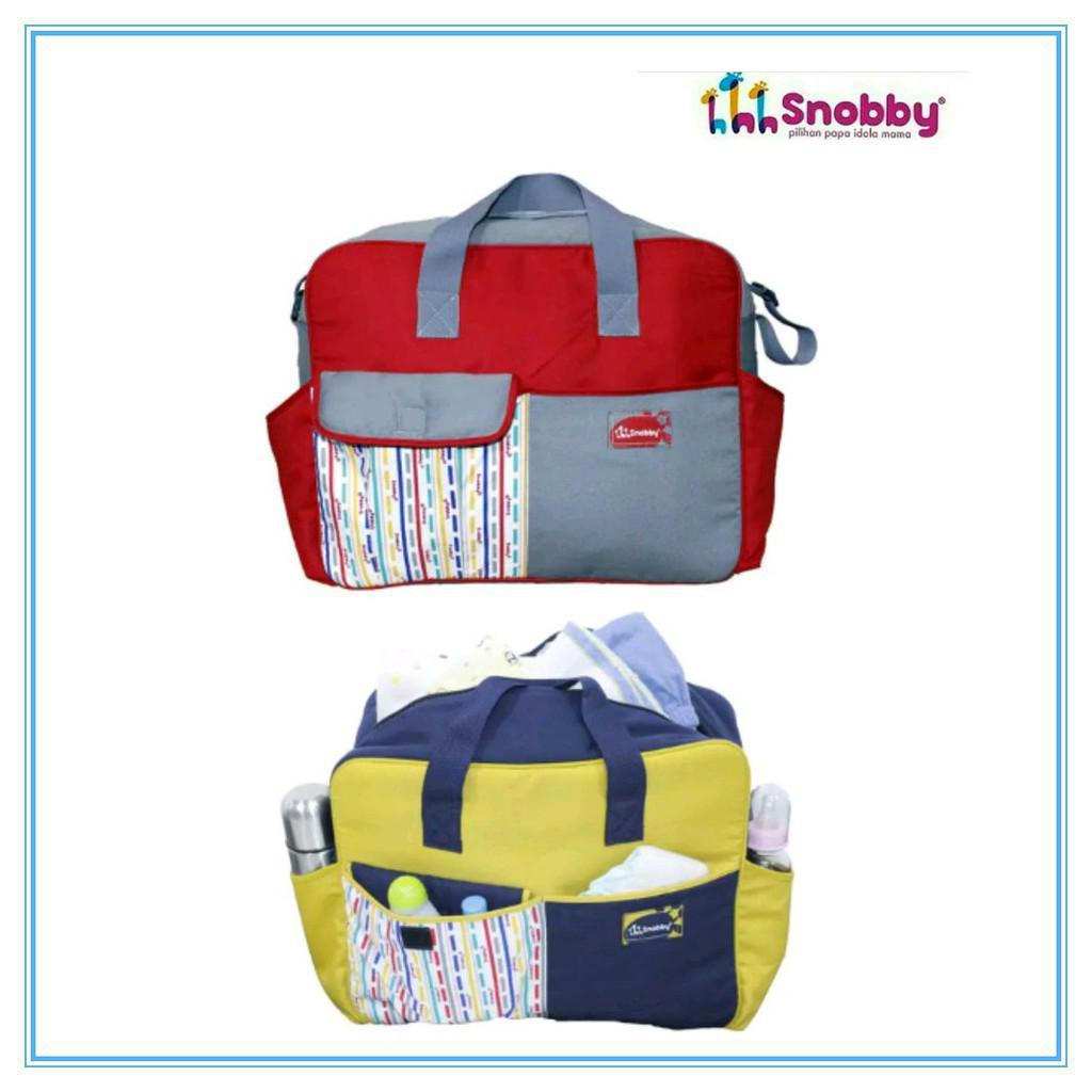 Snobby Tas Bayi Snobby Perlengkapan Bayi Baru Lahir Diaper Bag Line Series TPT1671 TPT1672 TPT1673