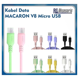 MACARON Data Cable / Kabel Data Macaron V8 Micro USB Fast Charging