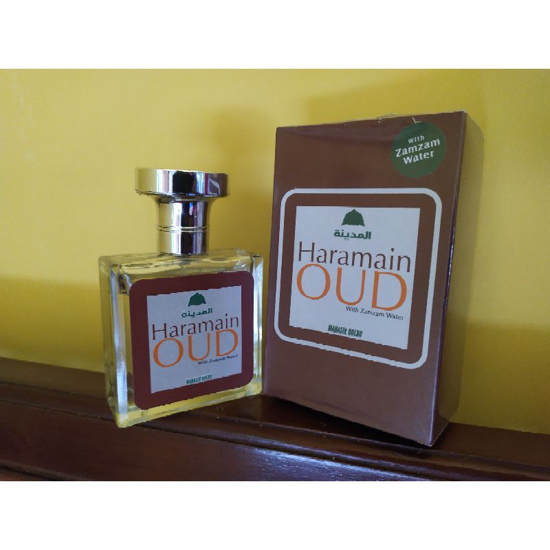 Parfum Haramain Oud 50ml 100% Original (Wangi Gaharu)