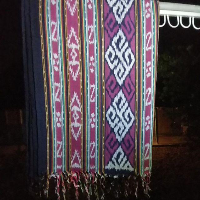 ATE Kain Tenun  Ikat  Blanket Etnik Nusantara Koleksi 001 