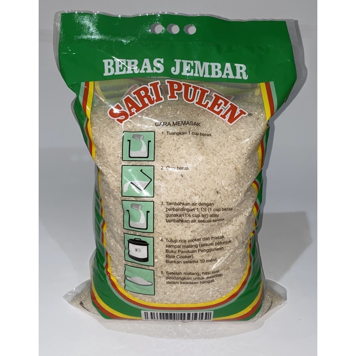 

978Eq0010W Beras Pulen / Beras Putih Sari Pulen Jembar 5Kg W5Q40112