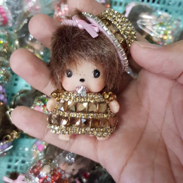 Monchichi Baby Girl doll bagcharm