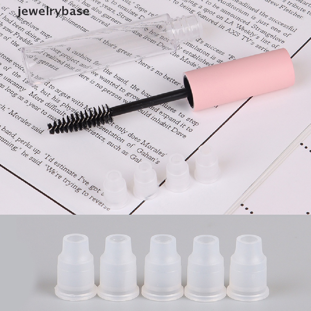 5 Pcs Botol Kosong Mini Transparan Ukuran 10ml Untuk Maskara