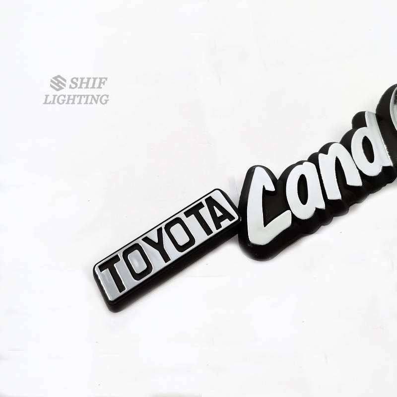 1pc Stiker Emblem Logo Land Cruiser Bahan ABS Untuk Mobil TOYOTA Land Cruiser