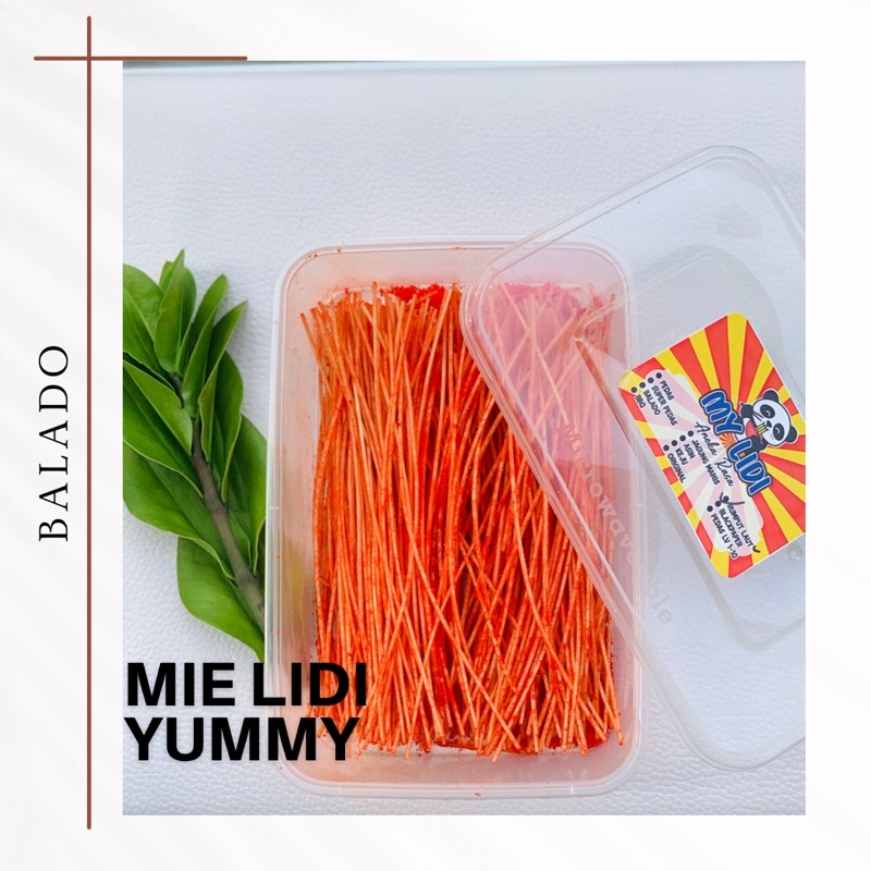 

Mie Lidi Yummy Kemasan Box 500 ML Rasa Balado