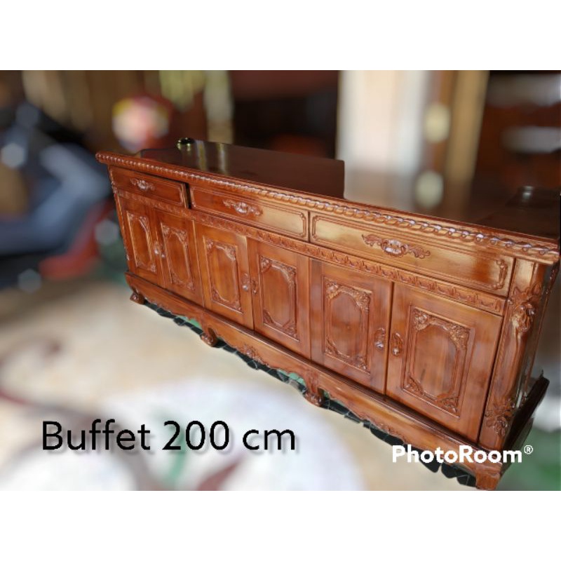 bufet  TV - meja TV - meja TV jati - diswar - toko kayu jati
