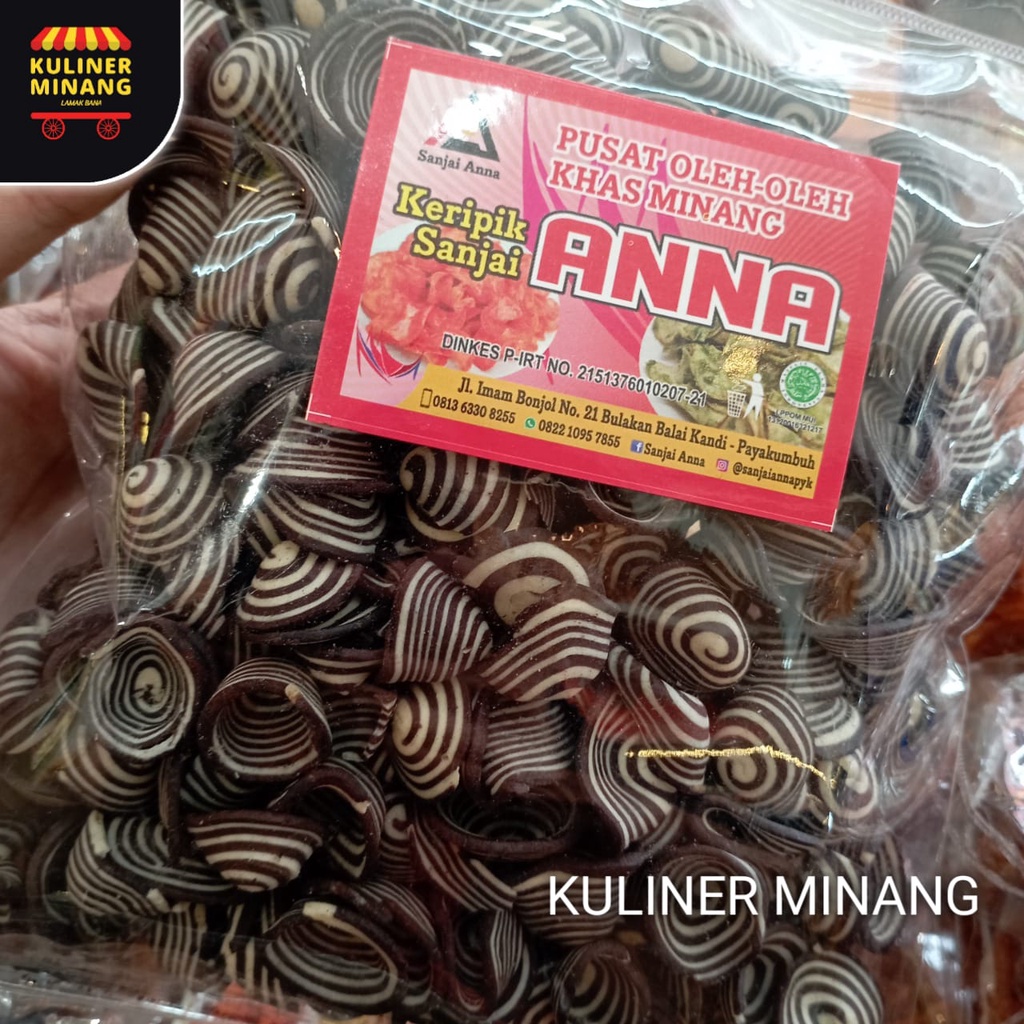 

Kue kuping gajah Anna Oleh-Oleh Asli Cemilan Kampung Makanan Khas Payakumbuh Padang kabau Jajanan Snack Kuliner Minang Kabau AX00