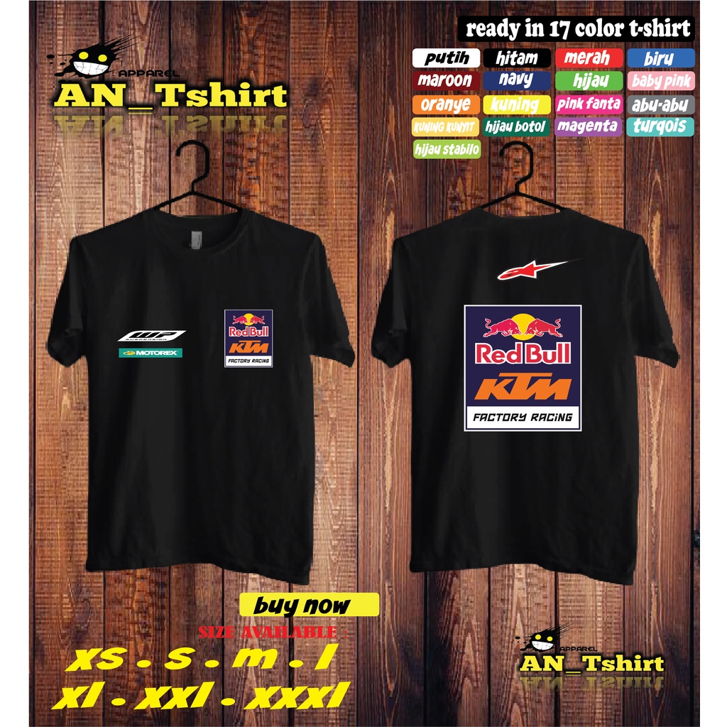 Baju Kaos New KTM Moto GP Pria Wanita Best Quality