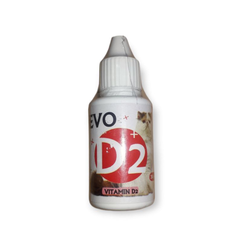 Jual EVO D2 vitamin kucing 30 ml obat flu calicivirus distemper diare