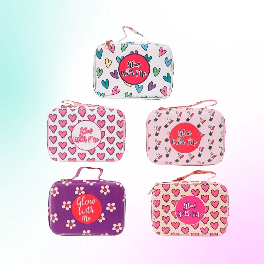 BOX GIFT MOTIF BOX SQUARE BOX MAKE UP BOX ORGANIZER SKINCARE TERBARU