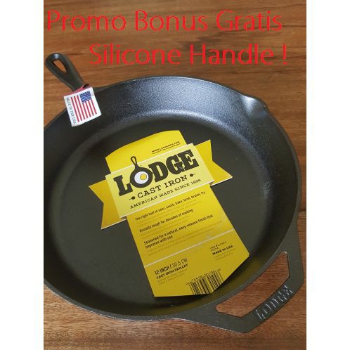 Lodge Cast Iron Skillet 12 Inch L10SK3 cast iron skillet Made In USA 
