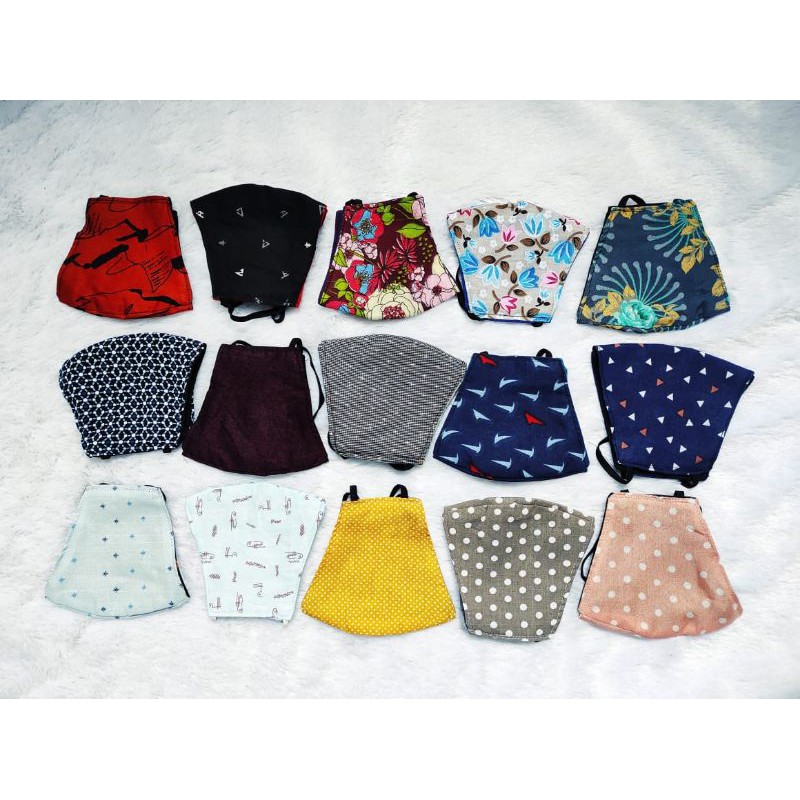 Masker kain 2 lapis