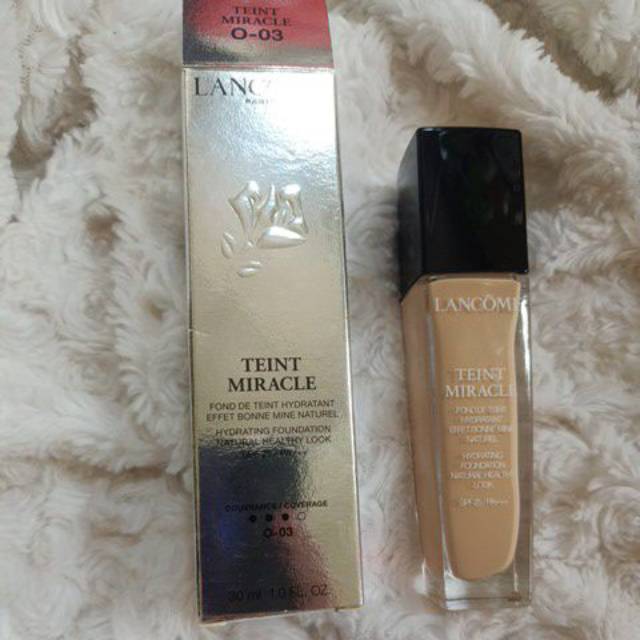 preloved lancome teint miracle foundation