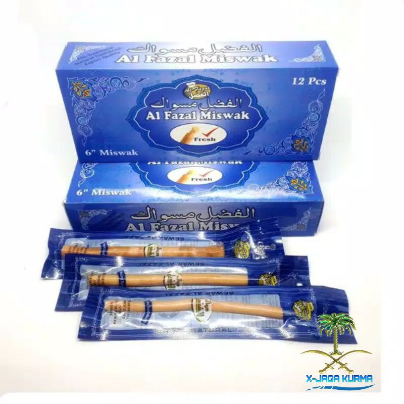 siwak al fazal  besar 12 pcs/kayu siwak al fazal 1lusin/miswak/siwak besar