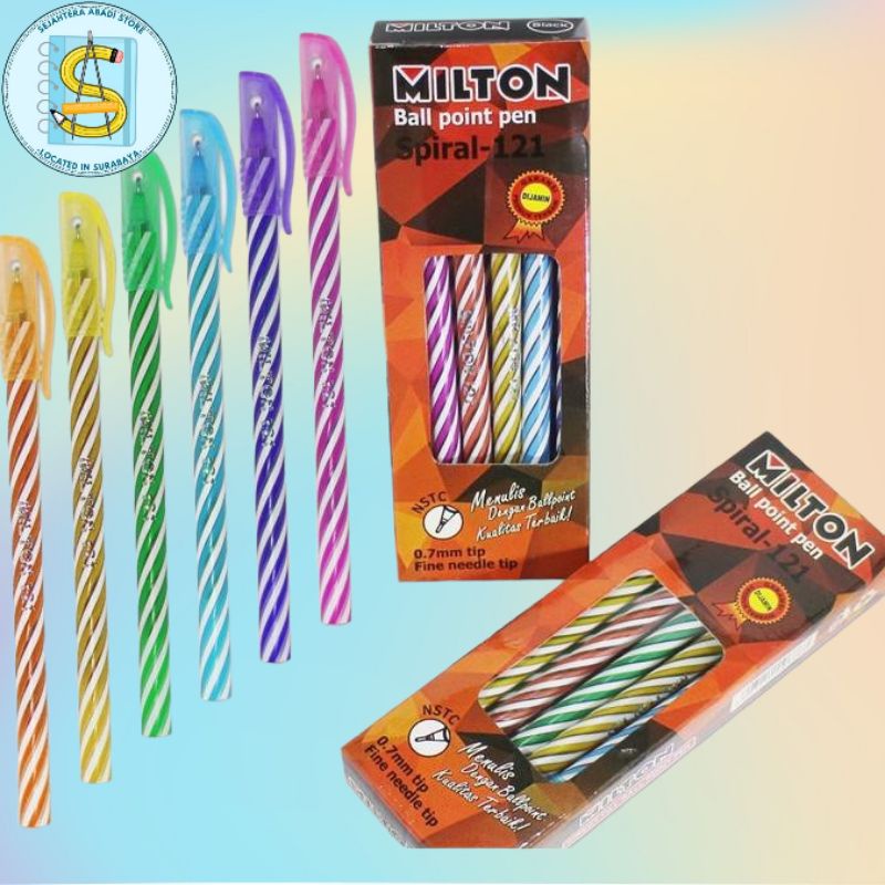 

MILTON BOLPOINT PULPEN BALLPONIT BALL PEN (lusin)