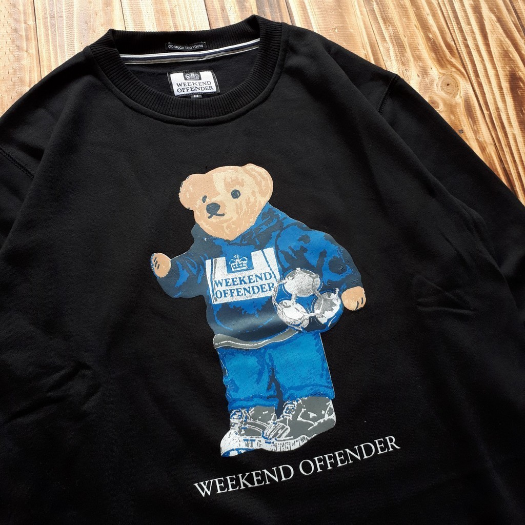 JAKET SWEATER CREWNECK HPNS PRISON BEAR UNISEX PREMIUM QUALITY