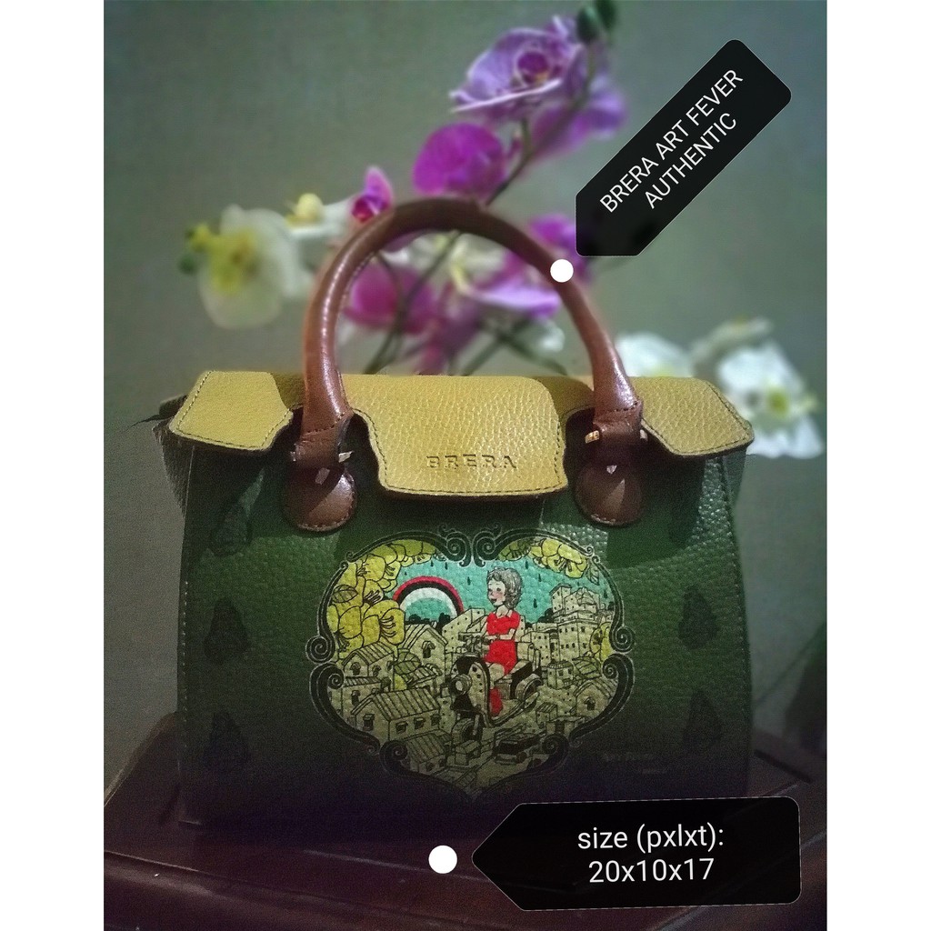 (AUTHENT) BRERA ART FEVER HIJAU  PRELOVED (LIKE NEW)