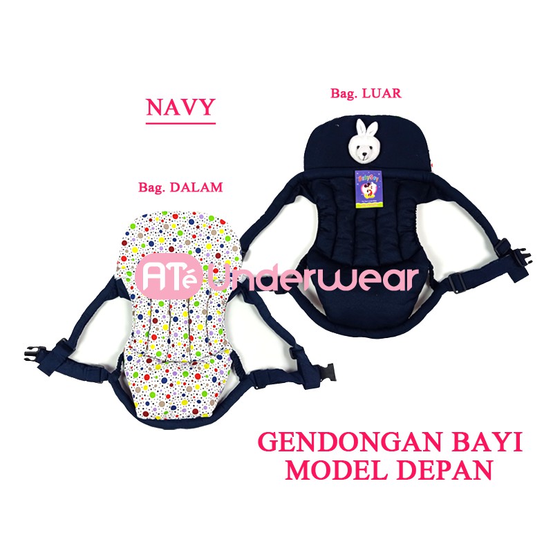 AT136-Gendongan Bayi depan Motif boneka