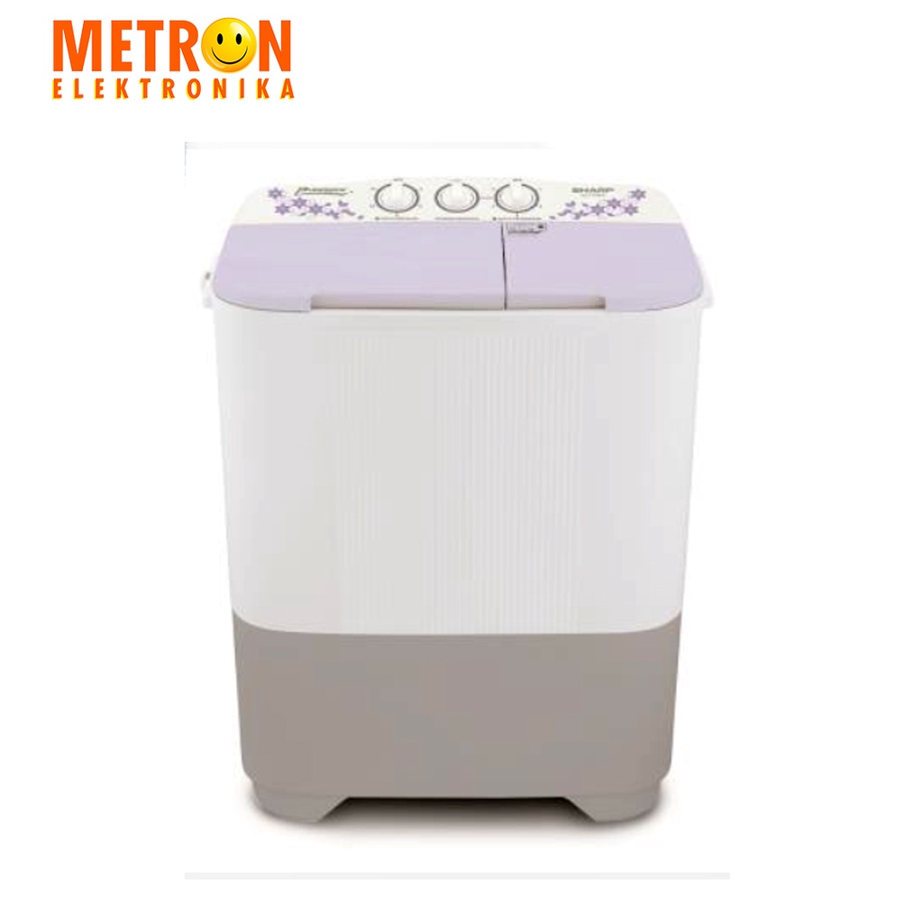 SHARP ES T 70 MW LC /  MESIN CUCI SEMI AUTO 6,5 KG / EST70MWLC