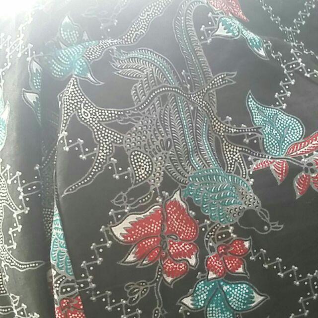 Batik Couple Keluarga Sania Ruffle Ori Ndoro Jowi Dnt Motif Jaring Termurah Shopee