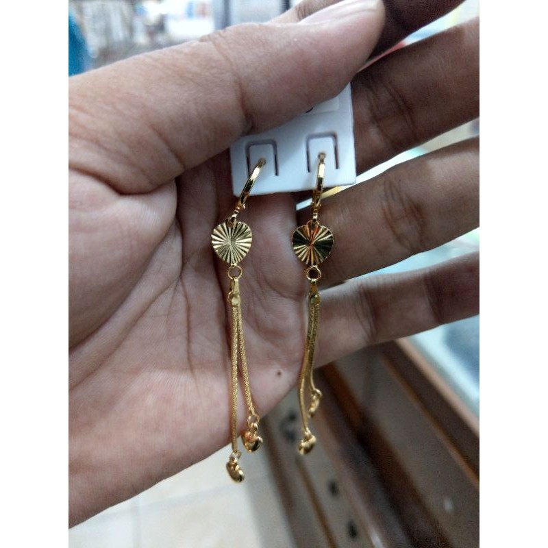 Anting Yaxiya Lapis Emas 18karat