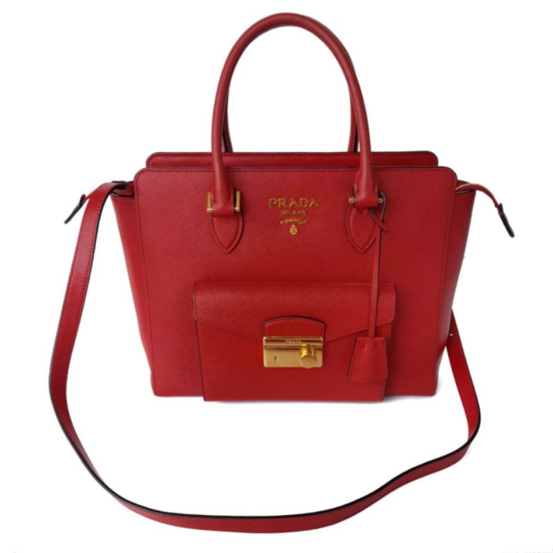 Prada 1BA189 Saffiano Soft Fuoco