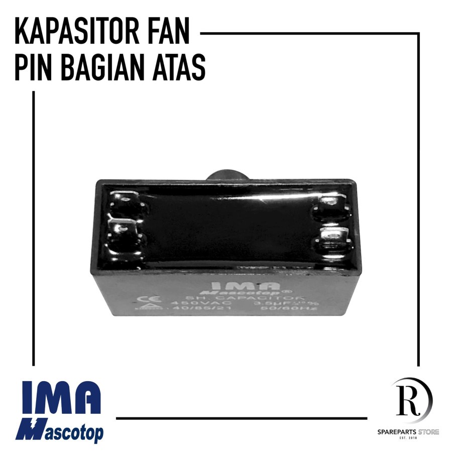 Kapasitor Fan Kotak Capasitor Fan Kotak Pin Ima Mascotop 25uf Shopee Indonesia