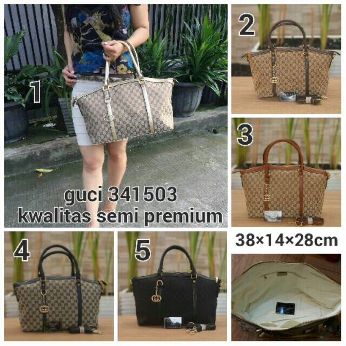 Tas Wanita handbag tas kerja Tas kantor Gucci tivolly Semipremium