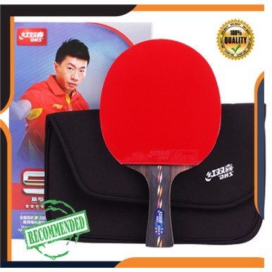 DHS/Merah DOUBLE HAPPINESS Raket Tenis Meja Bintang Lima Karbon Pelat Dasar Bintang 5 R5002c R5006c 