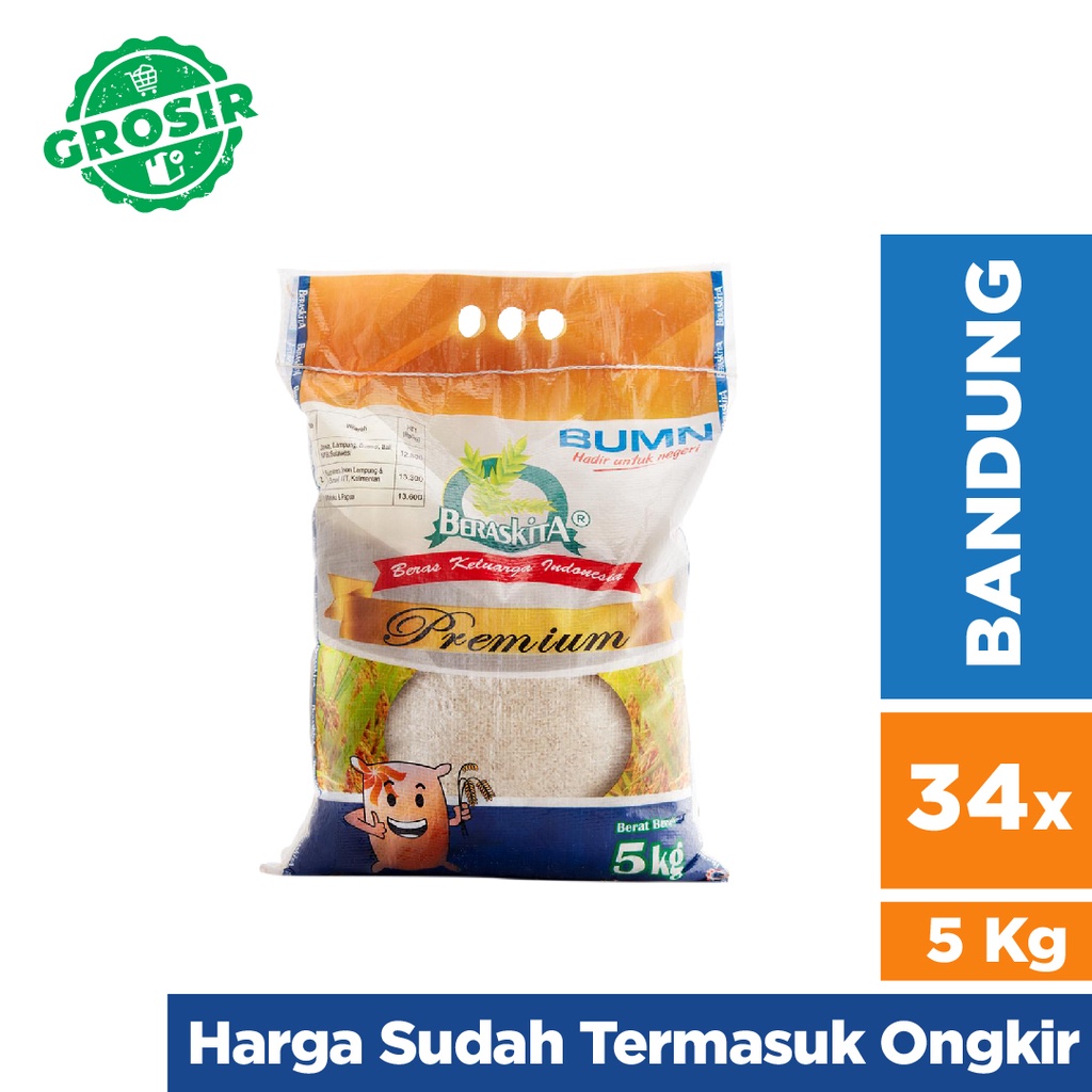 Beras Kita Premium I 5Kg x 34Pack - BDG