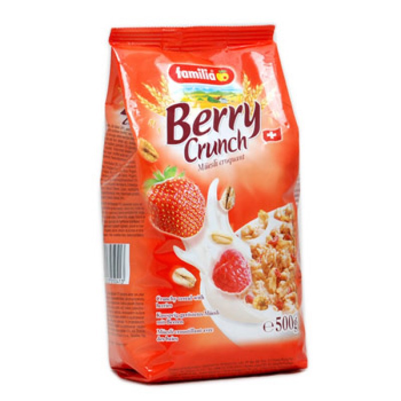 

Familia Berry Crunch 500 gram | sereal | cereal | makanan sehat | out | muesli | granola | bubur