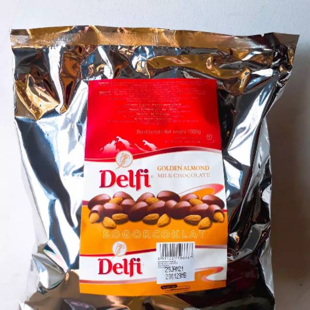 Cokelat Delfi Almond 1Kg