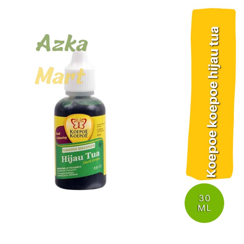

Koepoe koepoe hijau tua 30 ml