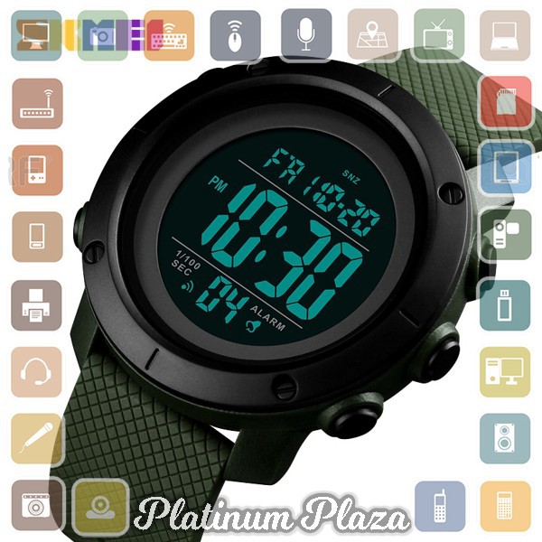 SKMEI Jam Tangan Digital Pria - 1434 - Black/Black`UJIHG3-