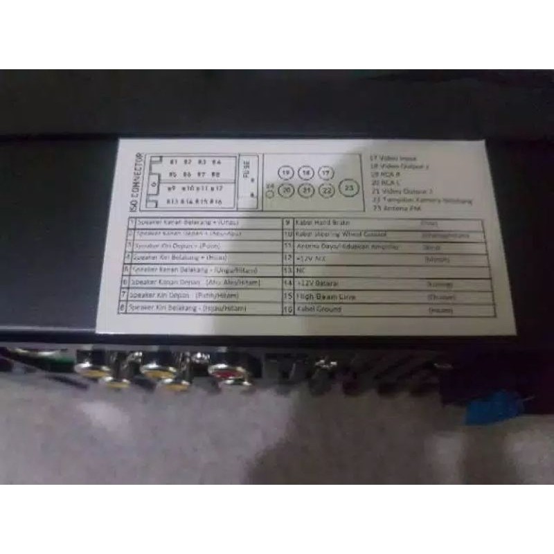 Double din JEC 7 inch deckless