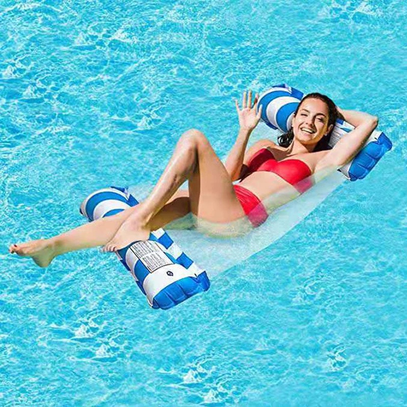 GSU8 Doffy Pelampung Renang Floating Hammock Inflatable Water Bed - Fdj21 - Blue Or-i