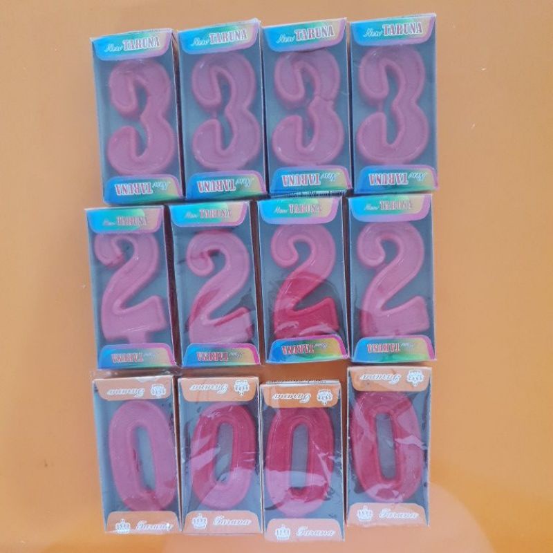 Lilin Ulang Tahun Angka TarunaLILIN ANGKA ULANG TAHUN / LILIN ULANG TAHUN ARWANA