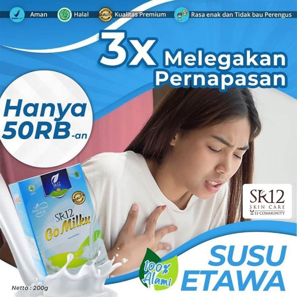 

Mengatasi ASMA dan Sesak Nafas/BPOM/susu kambing Etawa 100% original plus daun kelor/gomilku SR12/susu asam urat