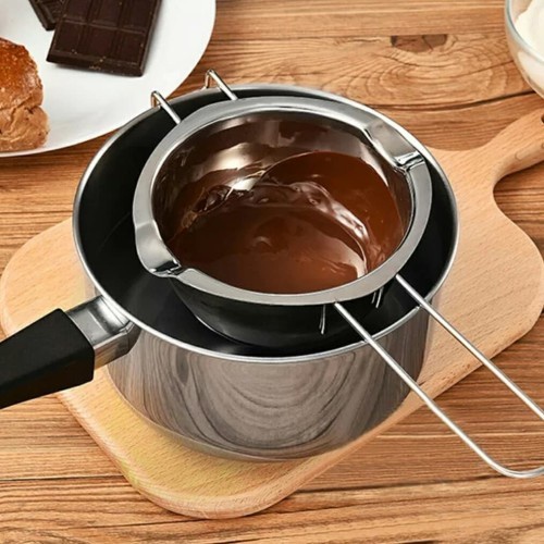 Bakest Chocolate Melting Bowl Stainless / Mangkok coklat leleh / mangkok coklat cake