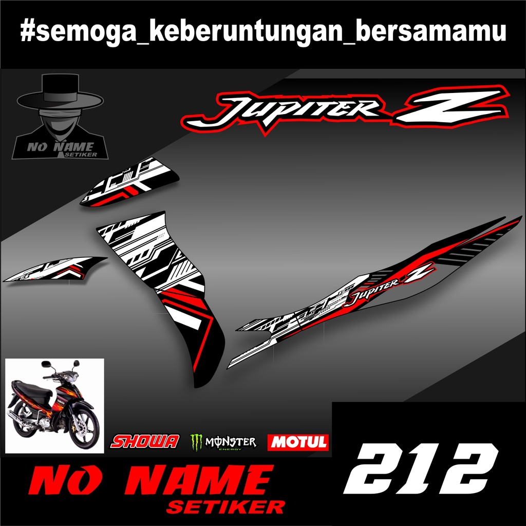 Striping Jupiter Z(212) 2004 2005 2006 2007 2009 stiker sticker setiker