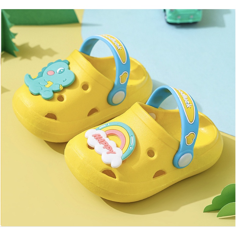 babyfit GOODLUCK DINO sandal karet selop bapau anak cewek cowok import ml-0522r