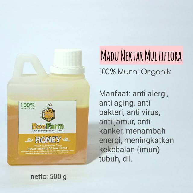 

Madu Multiflora Bee Farm 0,5 Kg