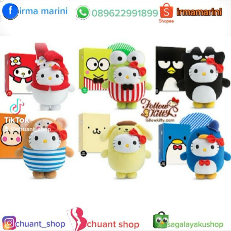 PRELOVED boneka hk bubbly world set mcd GOOD CONDITION